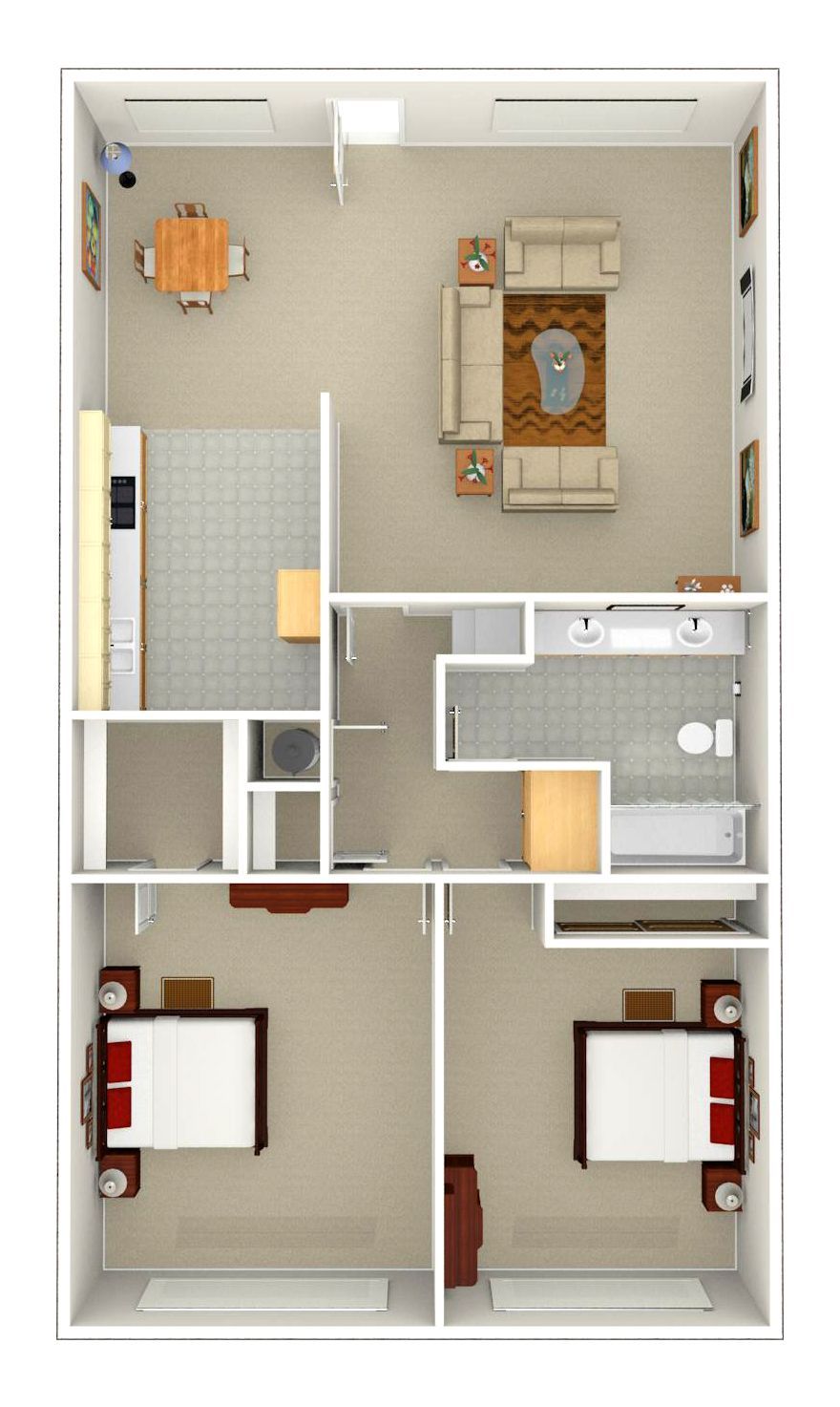 2 Bed | 1 Bath