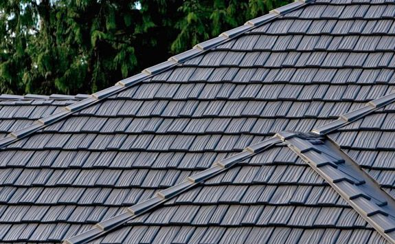 Grey Metal Shake Roofing Image
