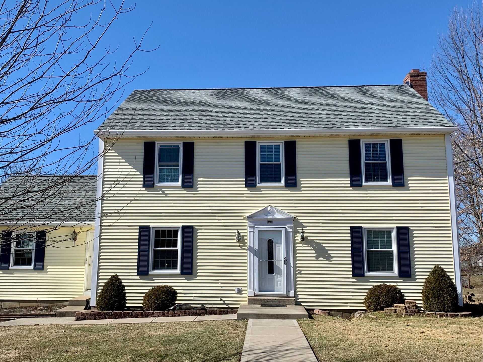 After repairs on an old house