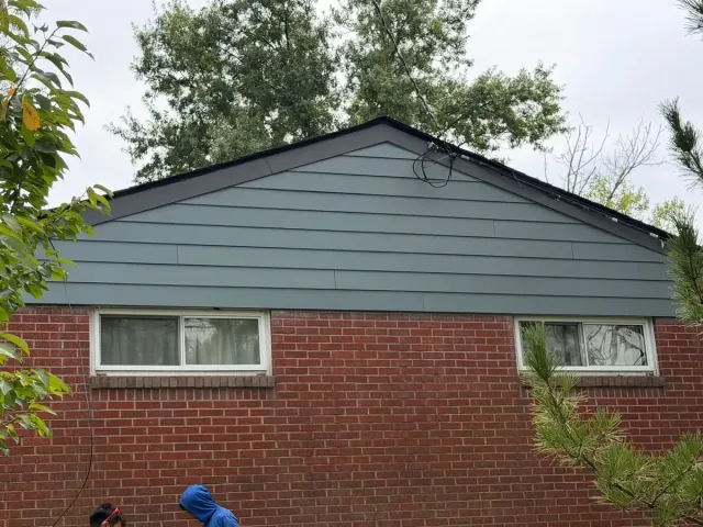 New LP SmartSide lap engineered wood siding on a Coverdale-area home in Cincinnati