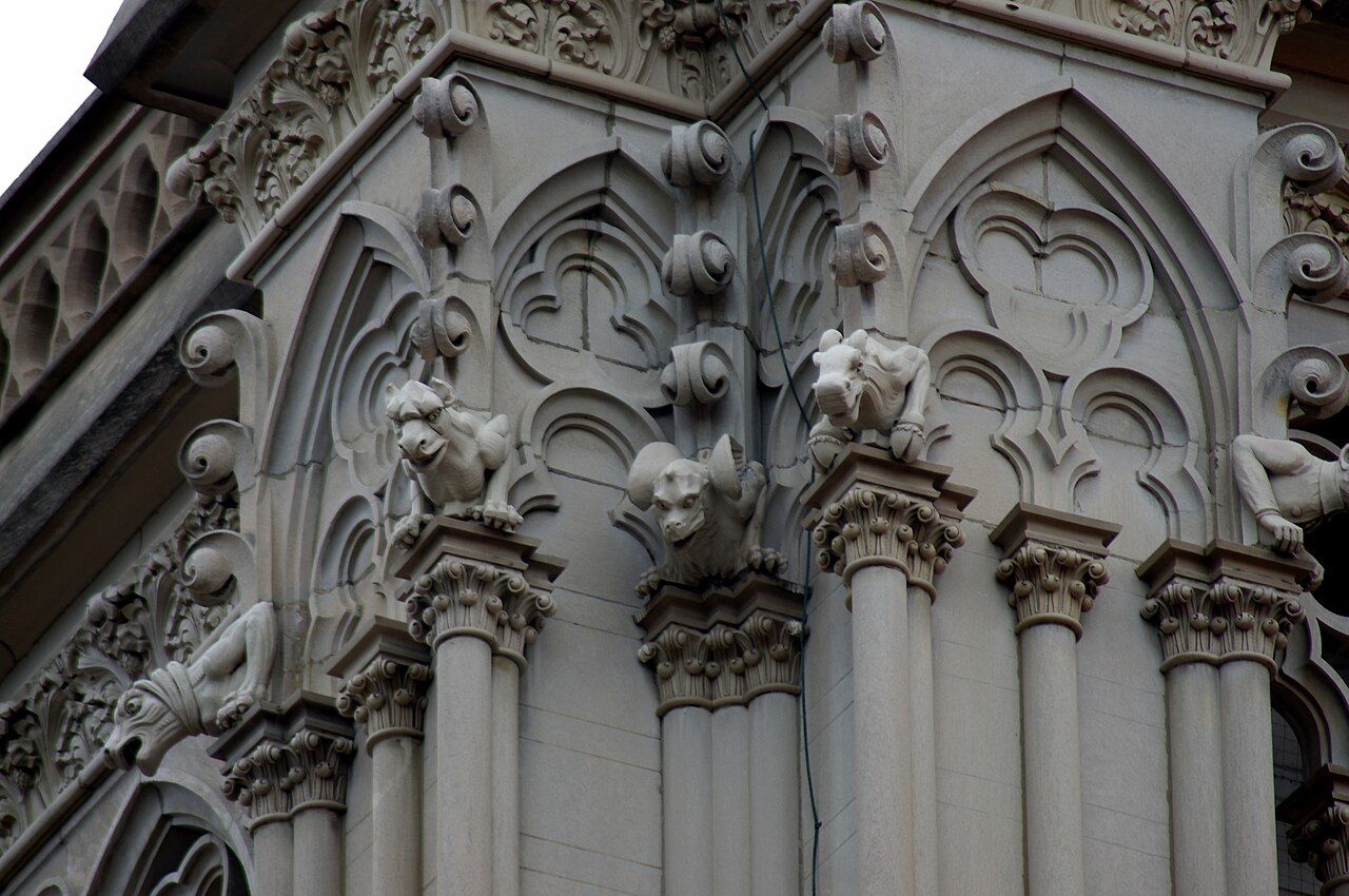 St Mary's Cathedral Basilica of the Assumption - Covington, KY - gargoyles