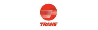 Trane logo with red circular emblem and red wordmark on a white background