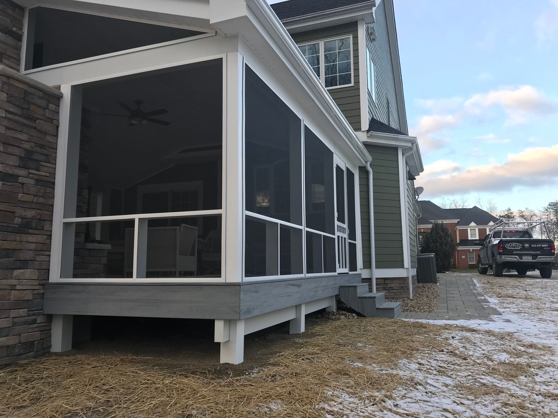 Screened in porches