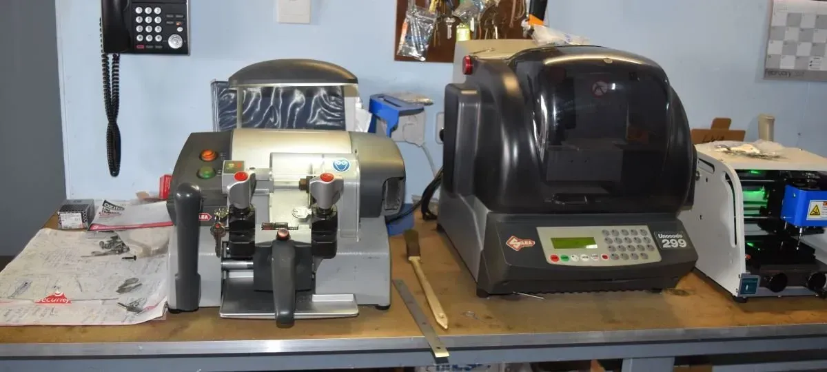 Machines on A Wooden Table | Bundaberg, QLD | Wide Bay Architectural Hardware