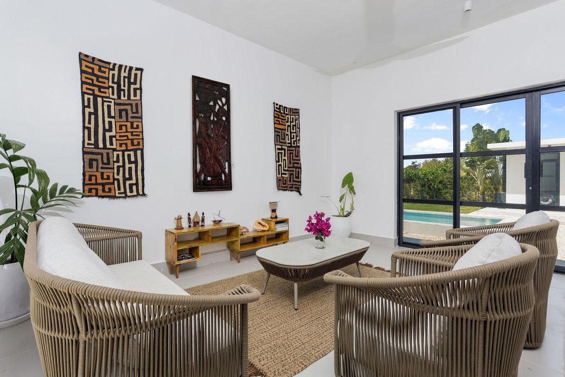 Furnished living area in Lulu villa