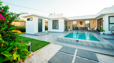 Johari villa garden and private pool