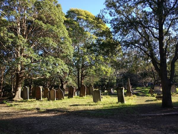 A Cemetery Filled With Graves and Trees on a Sunny Day — Mainline Plumbing & Civil Pty Ltd In Newtown, NSW