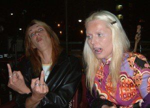 Astrid Young and Laurie Green