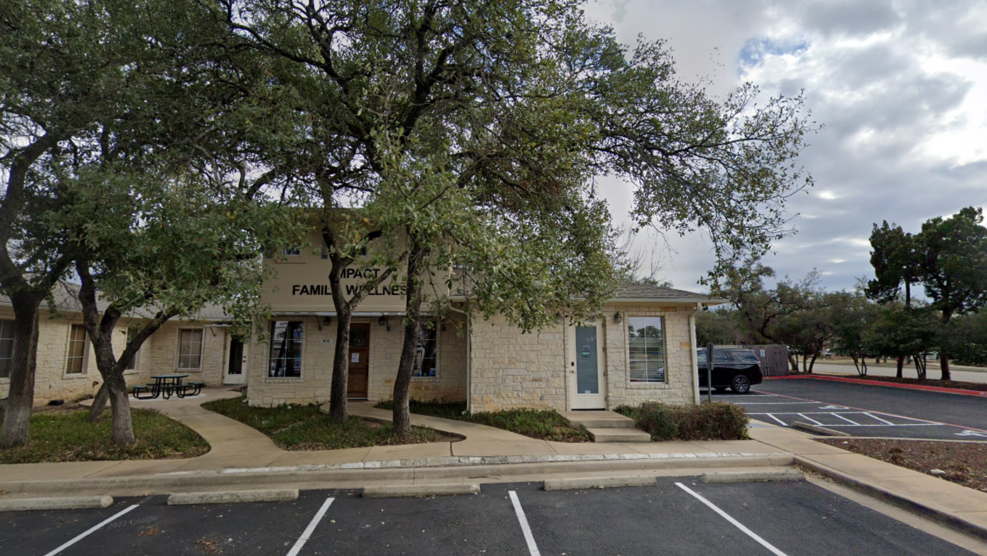 Exterior shot of Impact Family Wellness Cedar Park clinic
