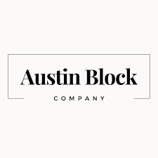 Austin Block Company logo in a rectangular frame.