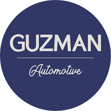 Guzman Automotive logo: White text