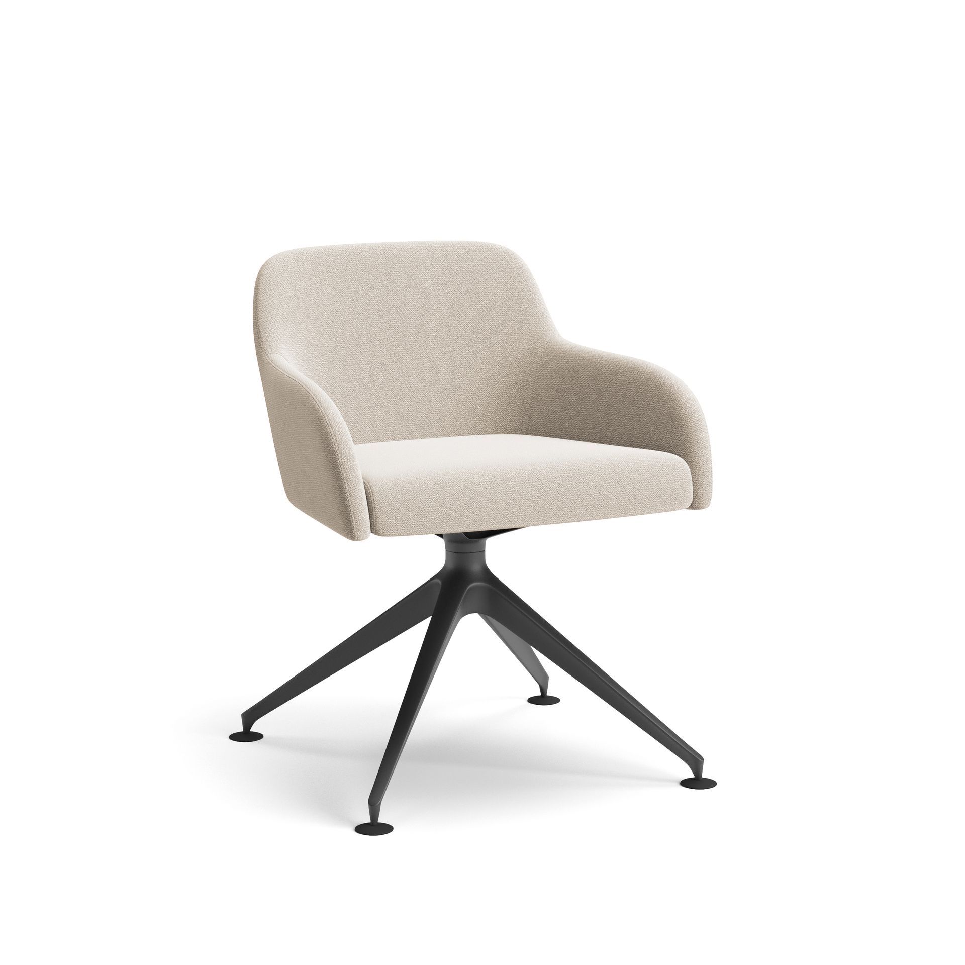 Swivel chair with arms