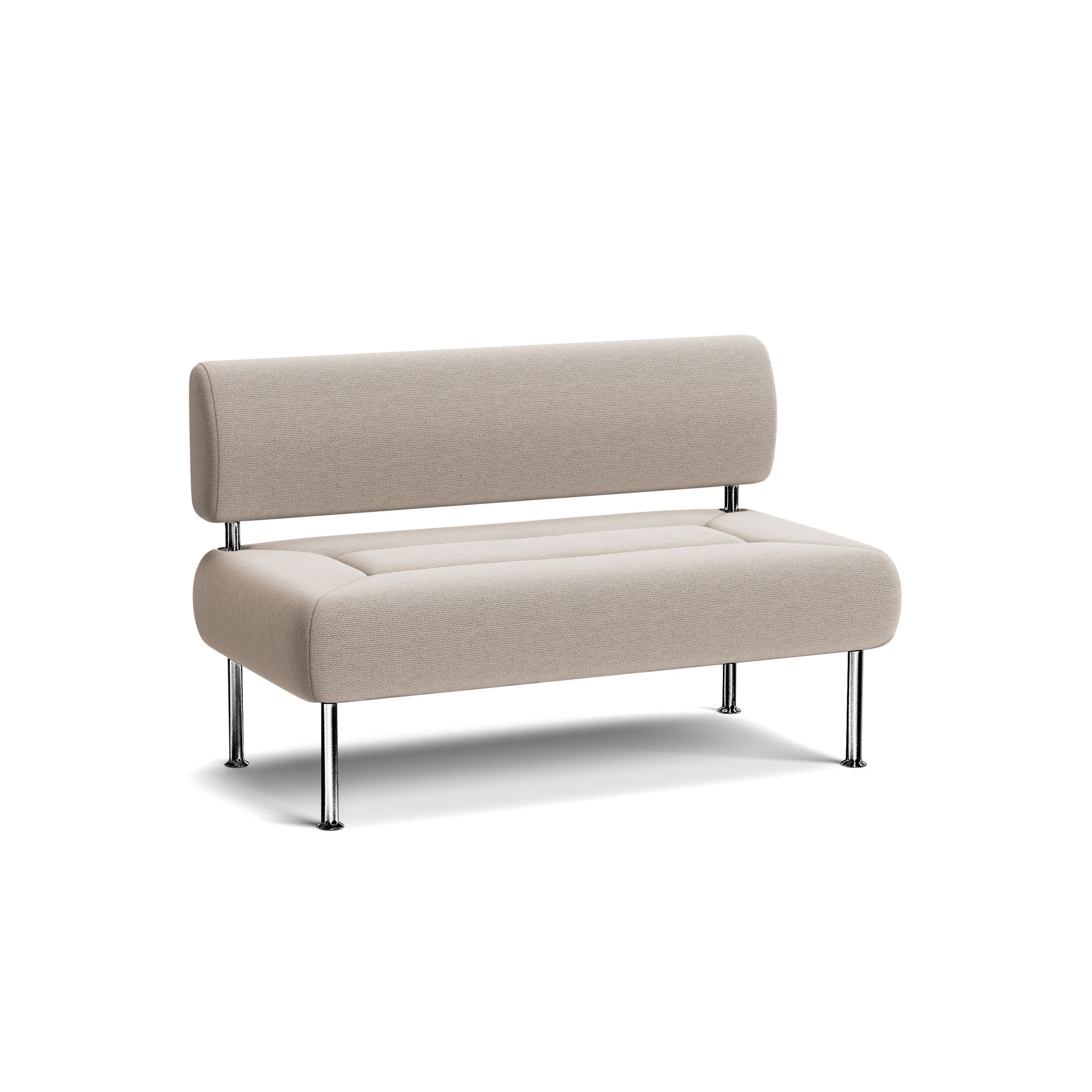 Two seat bench with back