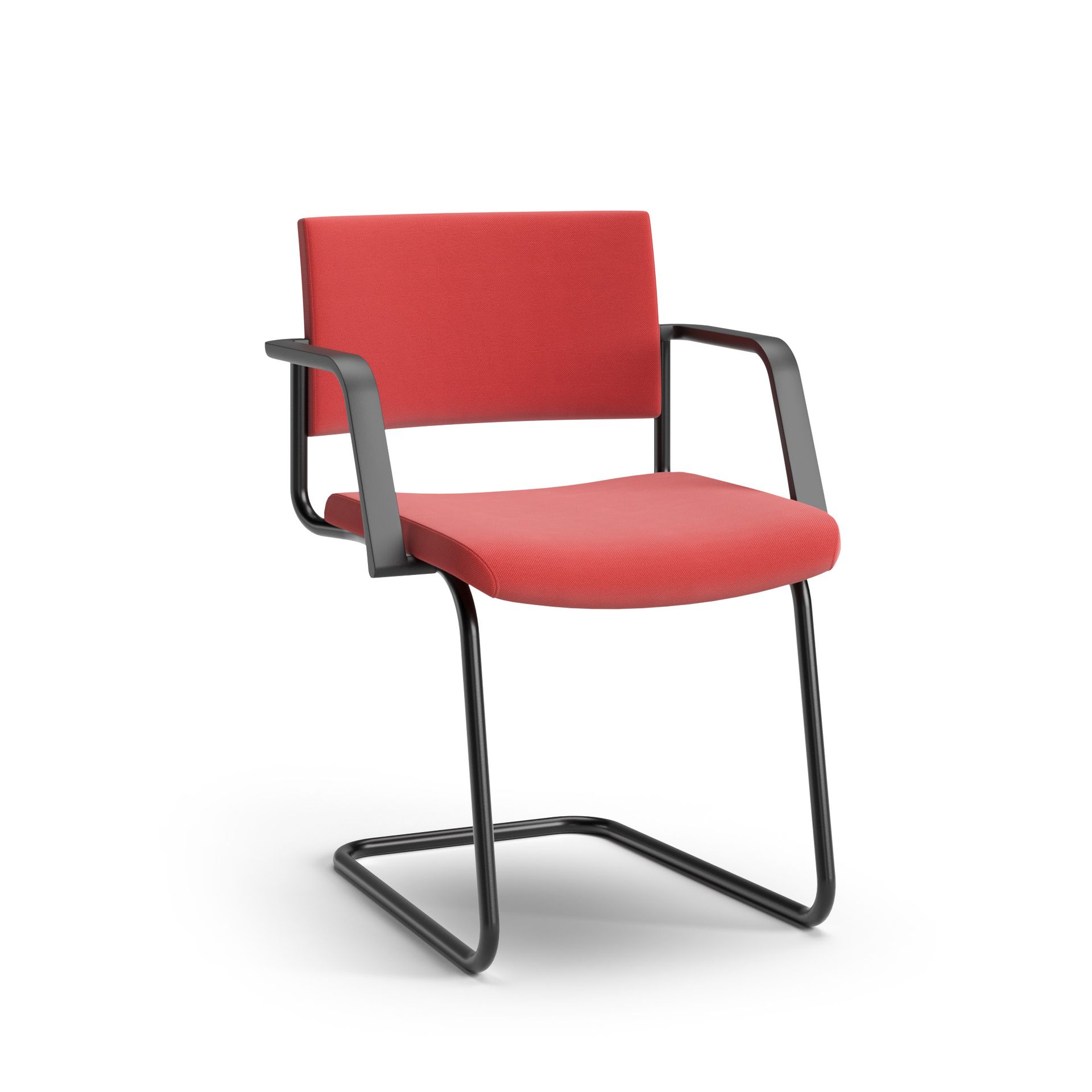Stackable cantilever chair