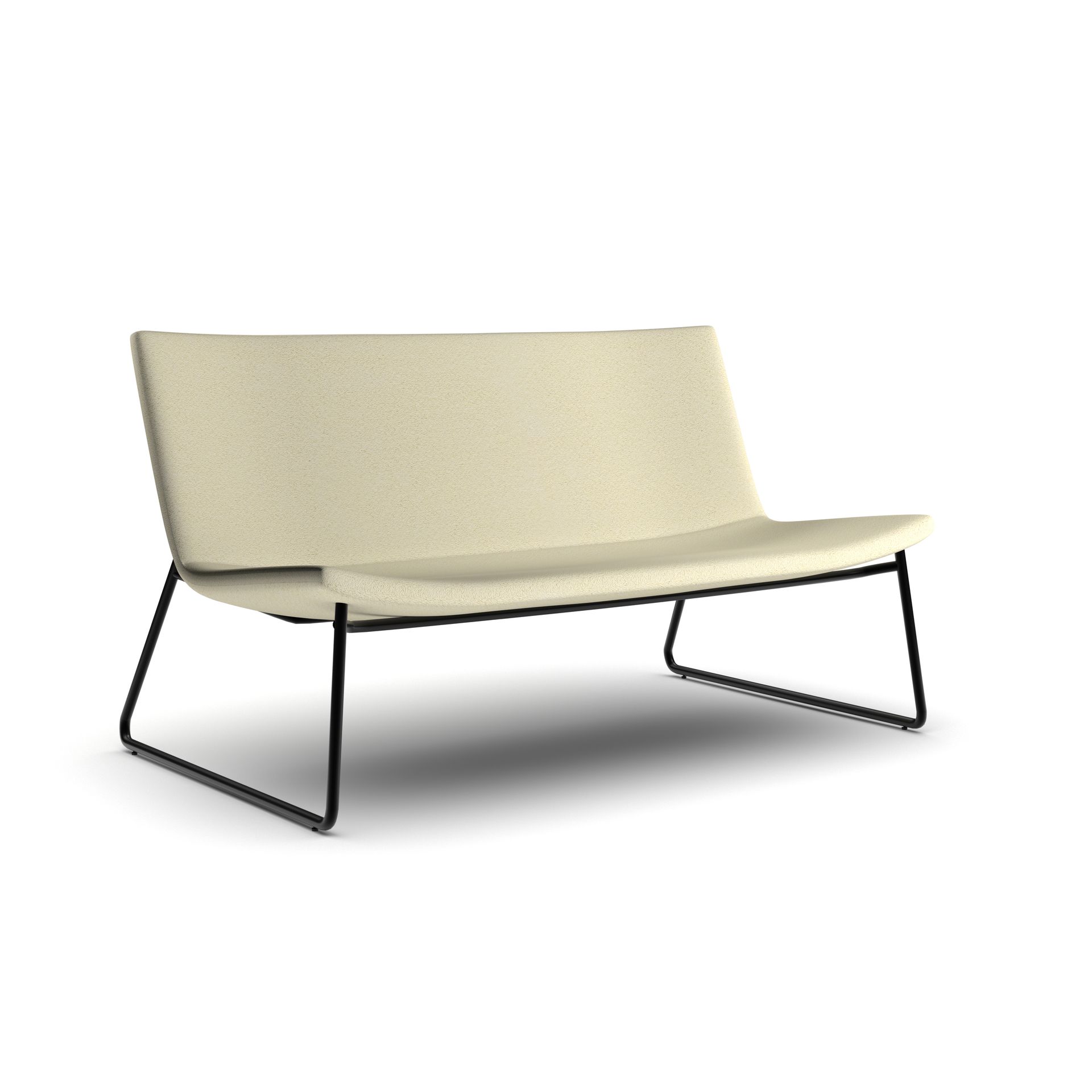 metal sled bench