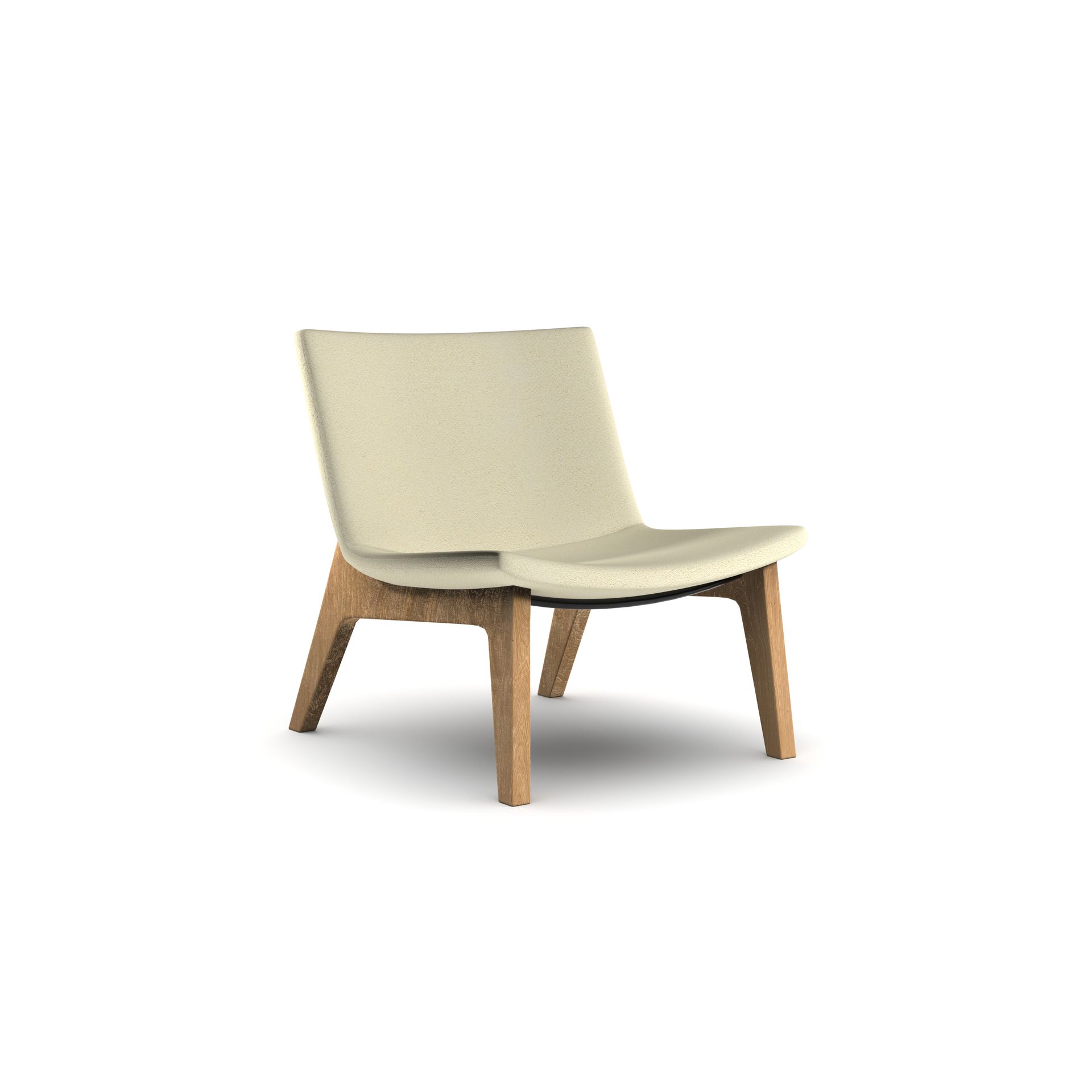 Wooden leg chair