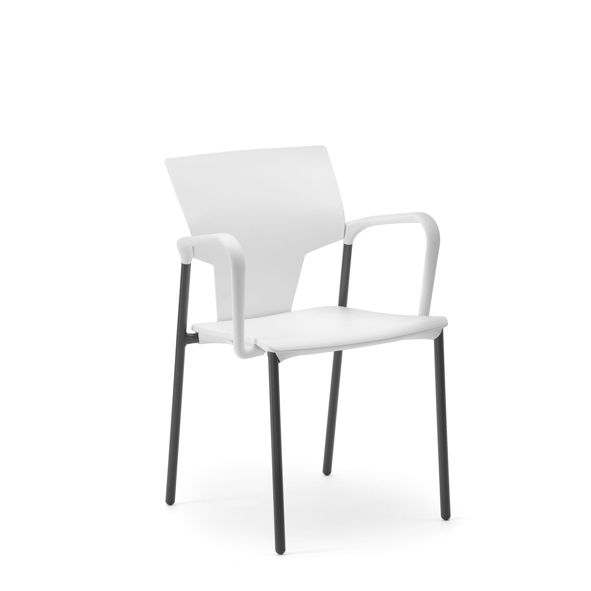 Stacking frame with arms