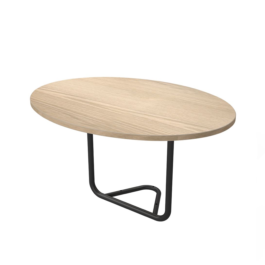 Elliptical raised table