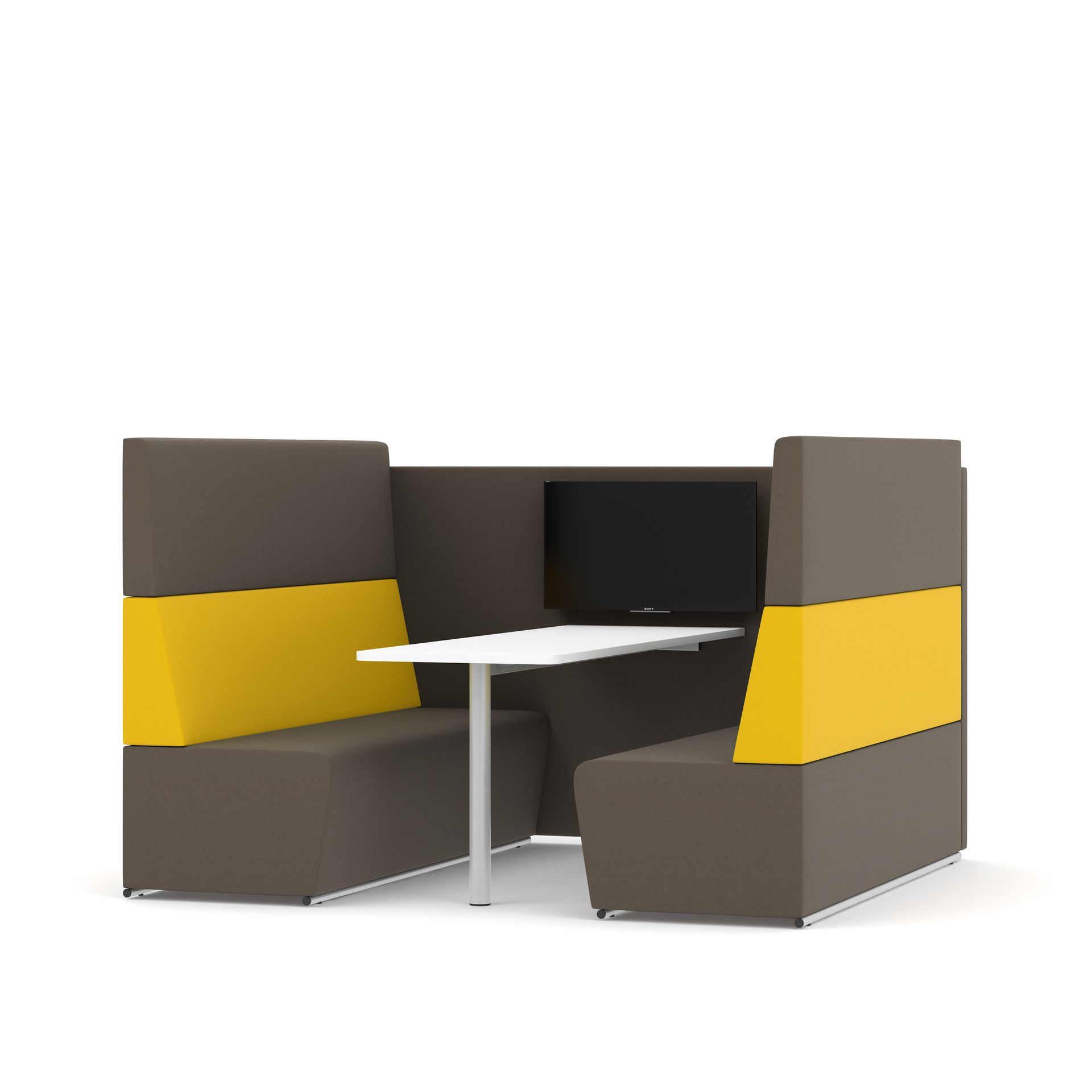 Six seat media unit