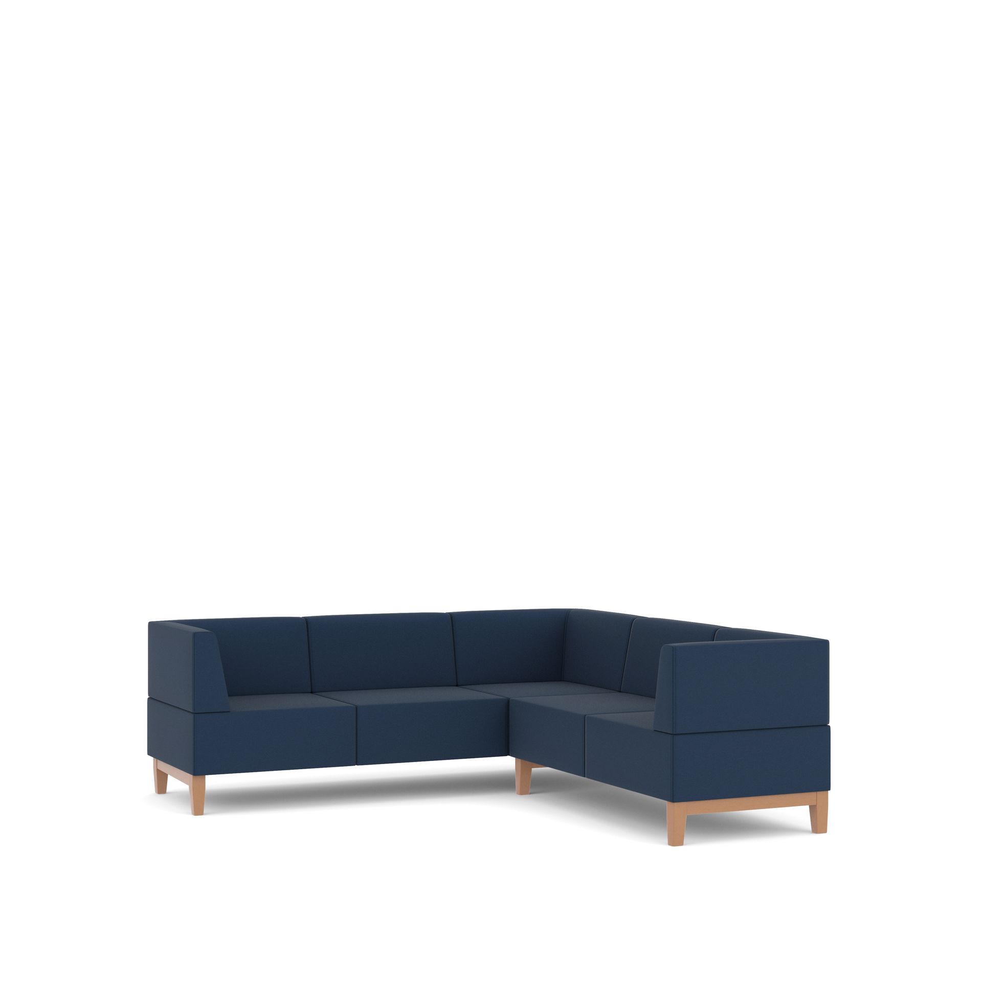 Five seater L-shaped sofa