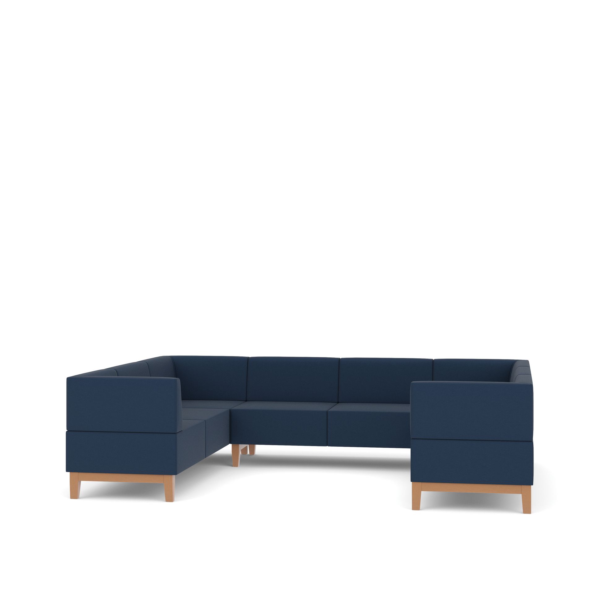 Eight seater U-shaped sofah back chair