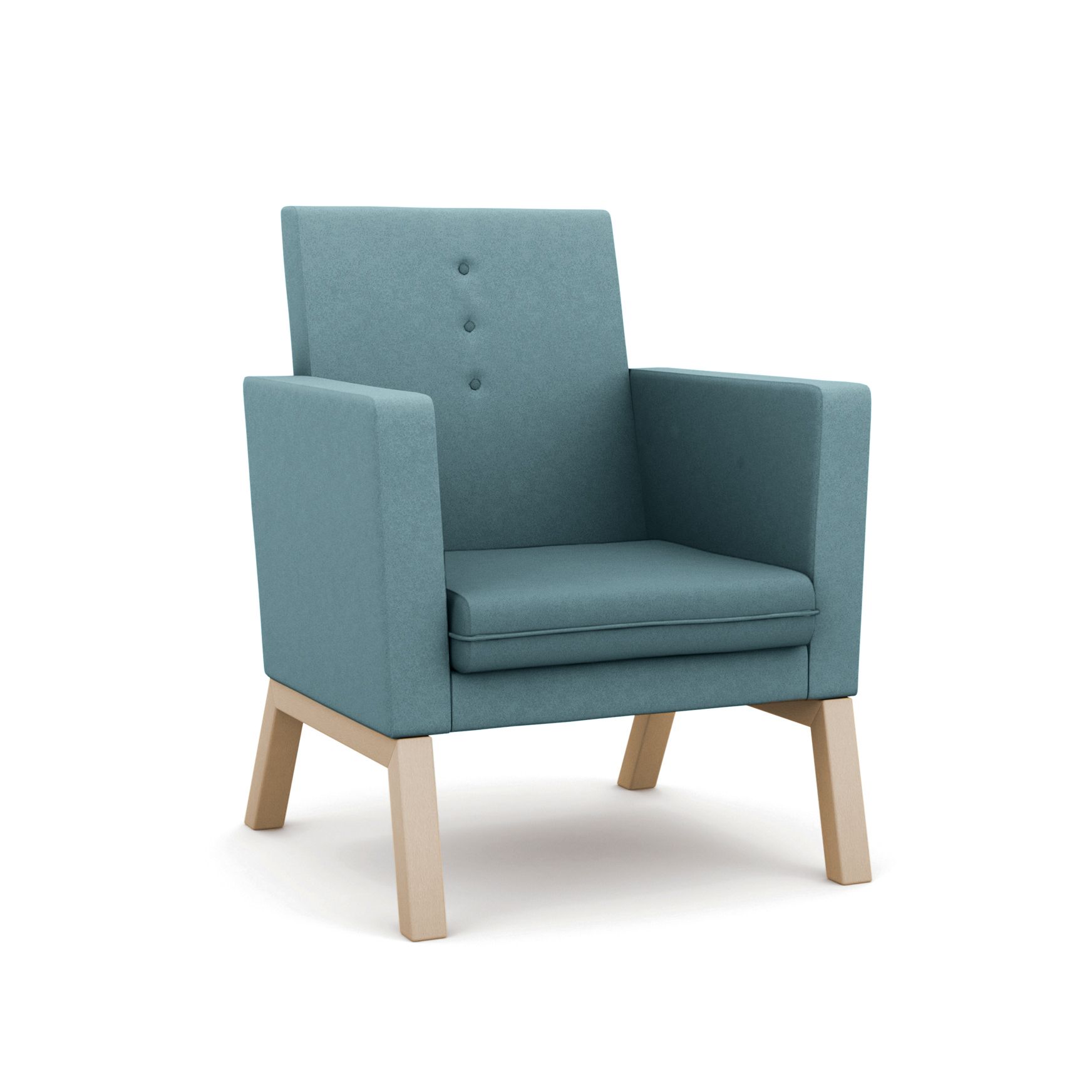 High back chair