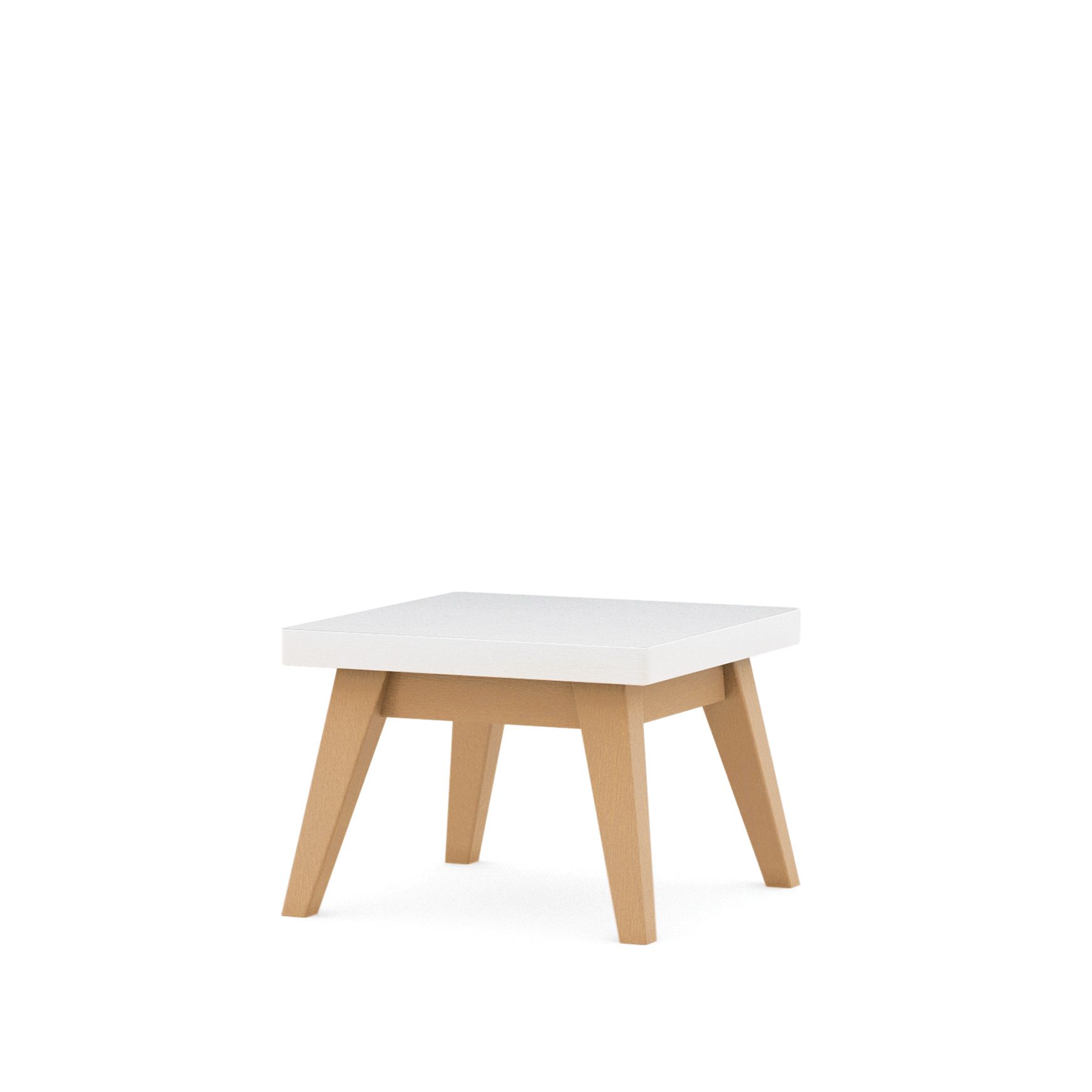 Wooden square table