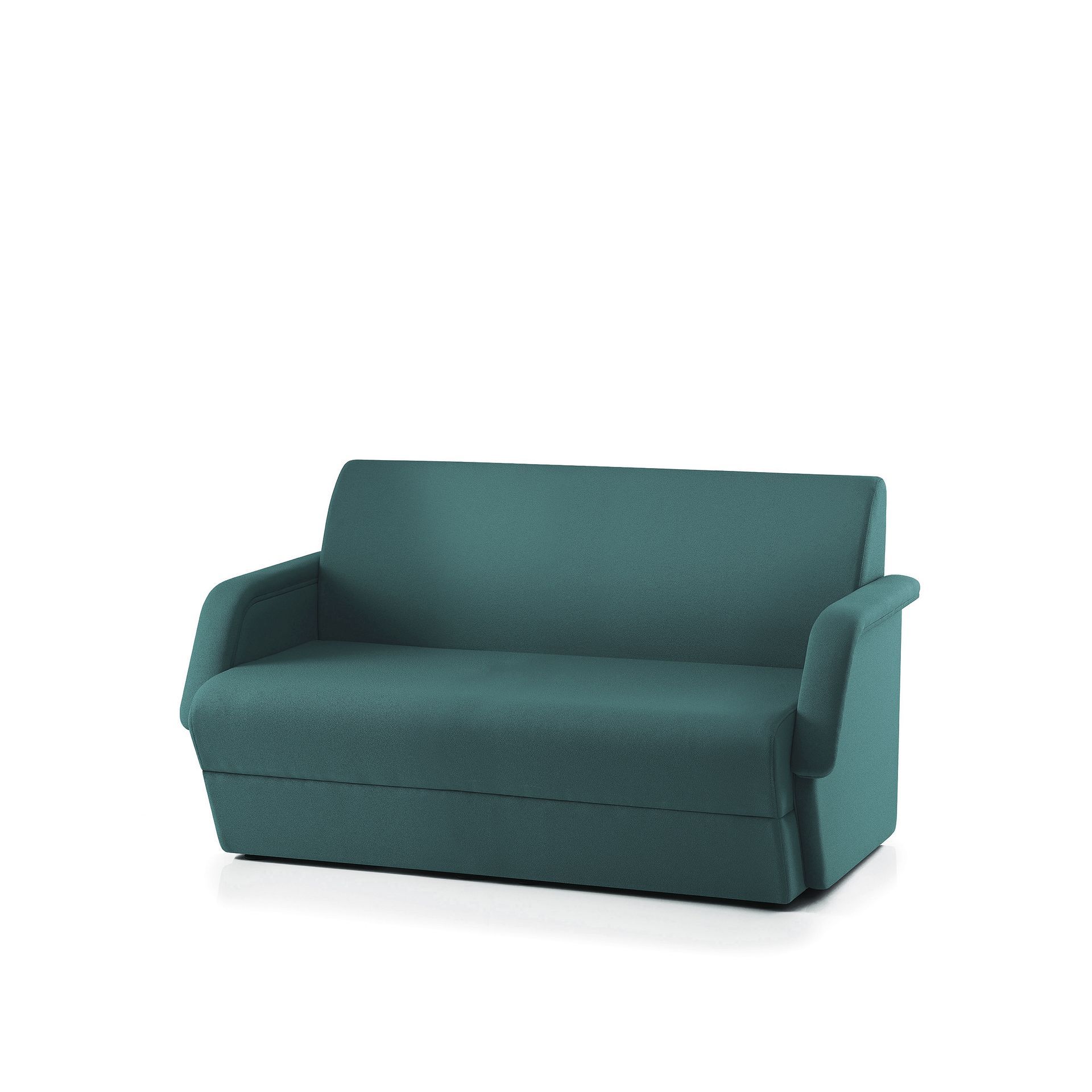 Double seat with arms