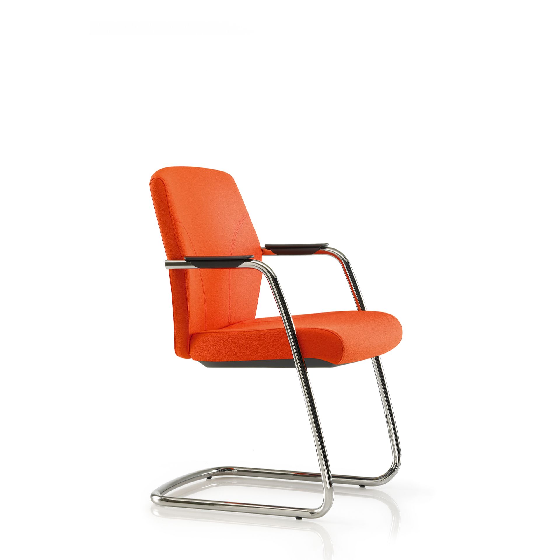 Stackable cantilever visitor chair