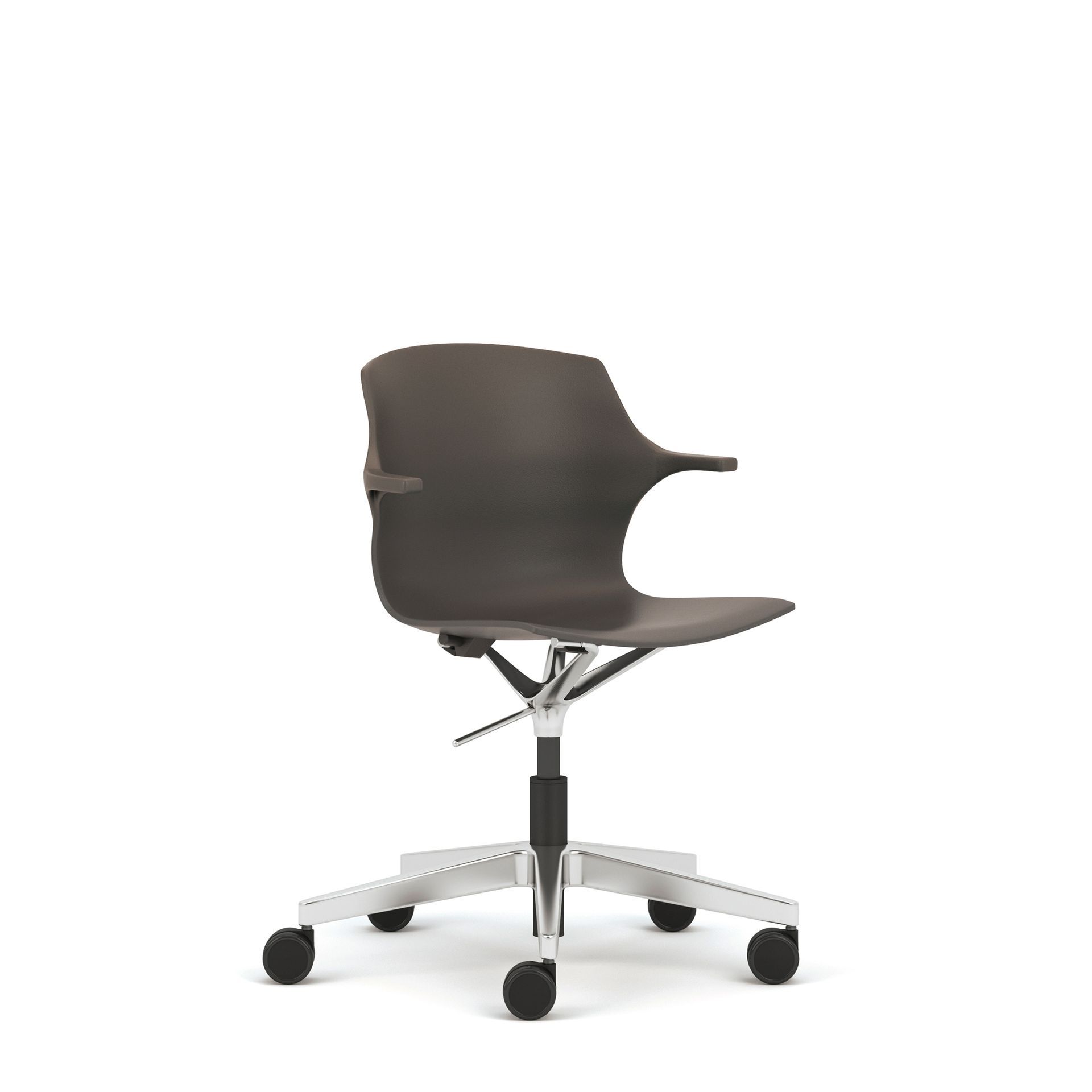 Swivel chair with arms