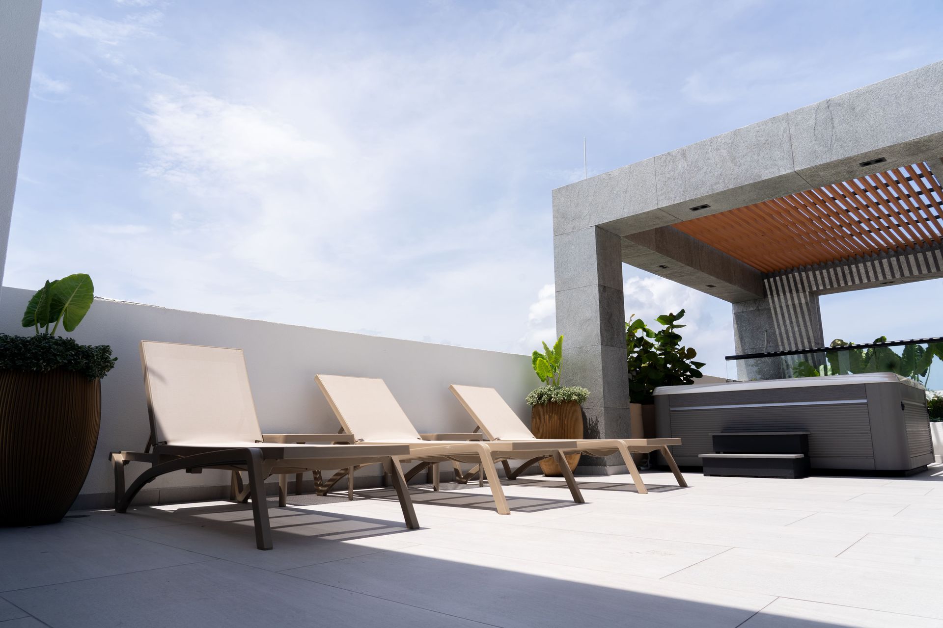 terraza en hotel delamar