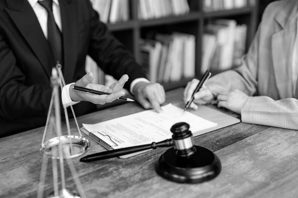 Criminal Lawyer In Robina Reviewing Legal Documents