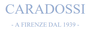 OTTICA CARADOSSI DAL 1939 A FIRENZE - LOGO