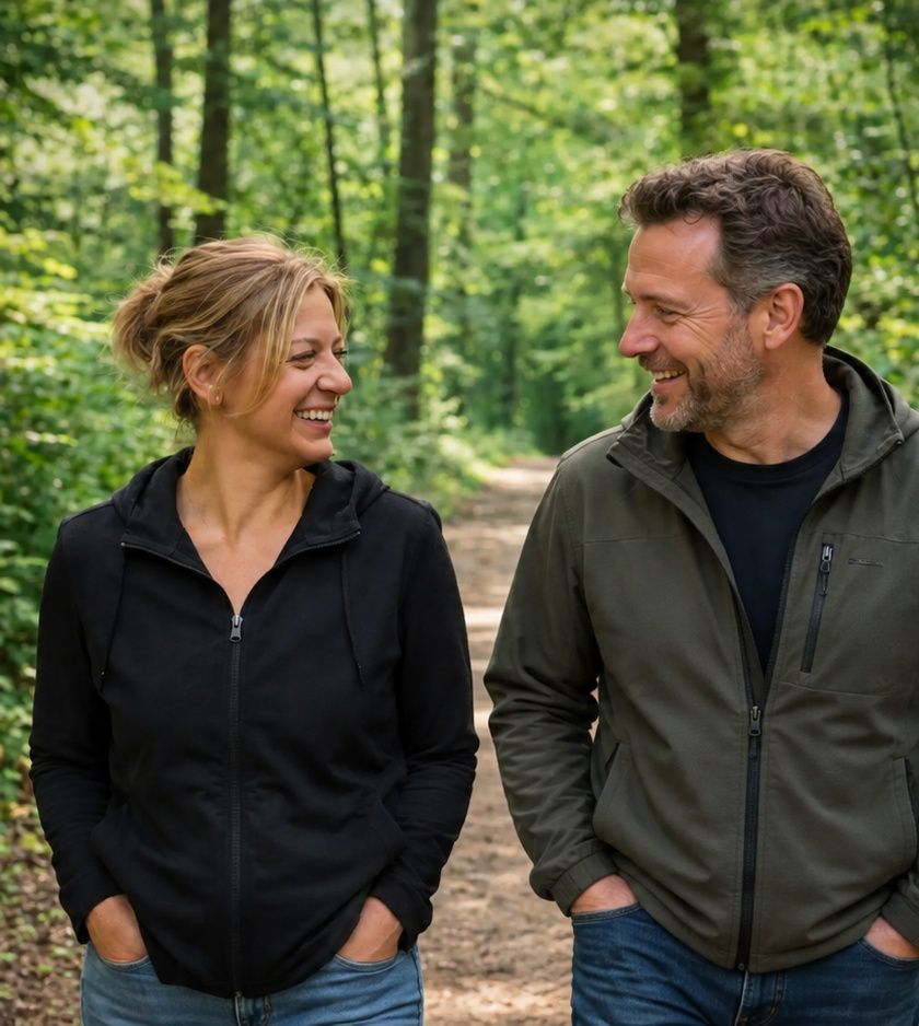 Coaching wandeling in de natuur gericht op re-integratie, herstel en terugkeer naar werk na uitval