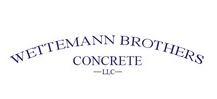 Wettmann Brothers Concrete LLC logo in black text on a white background