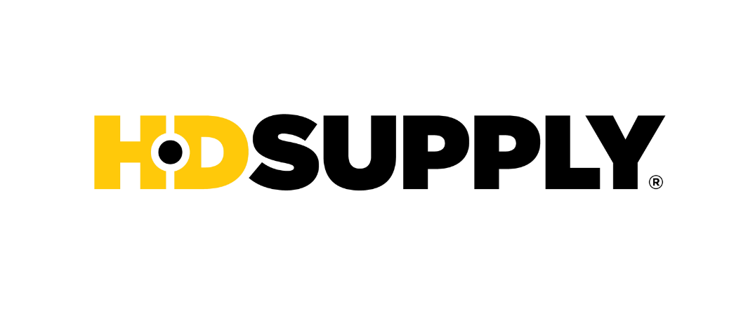 HD Supply logo in yellow and dark blue text on a white background