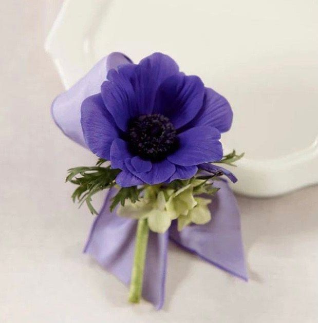 Purple Passion Boutonniere