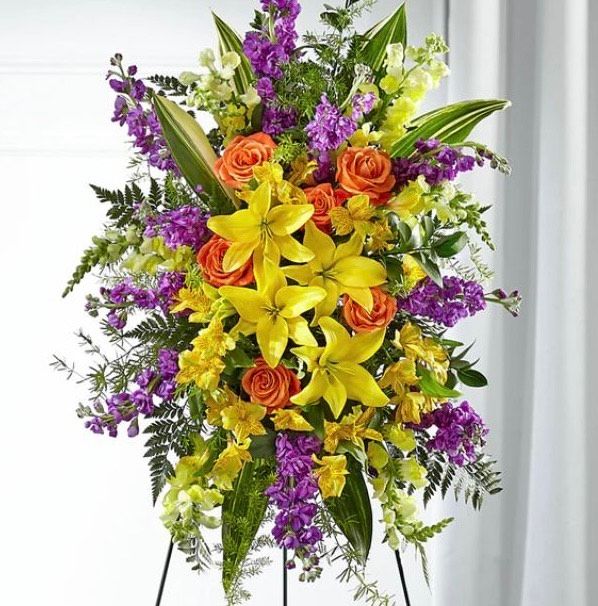 Thoughtful Prayers Standing Spray