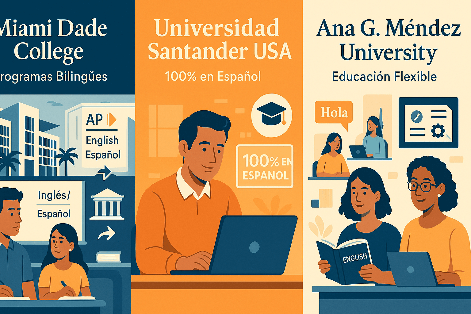 Spaniosh Programas Programas Universitarios en Español en USA | Guía 2025