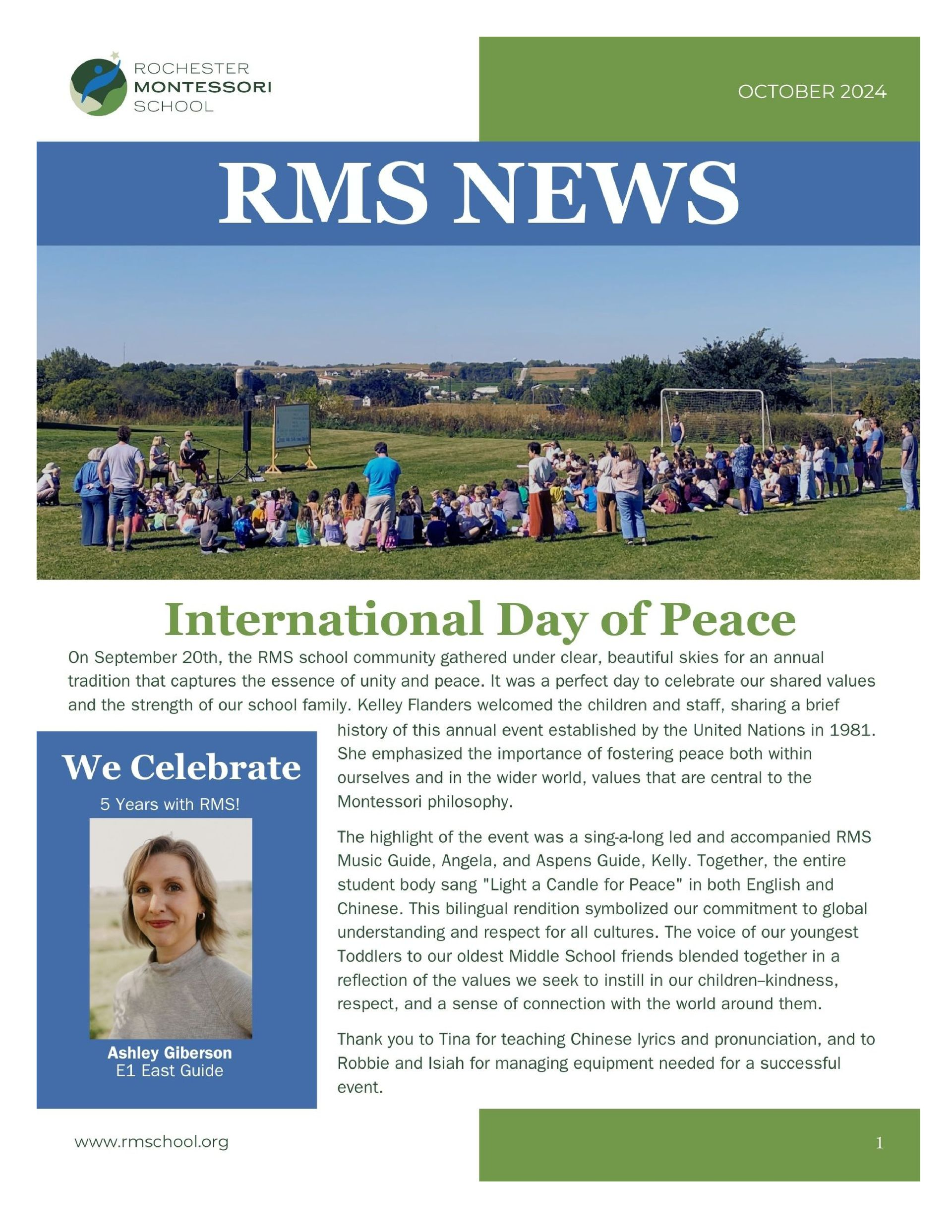 October 2024 Newsletter