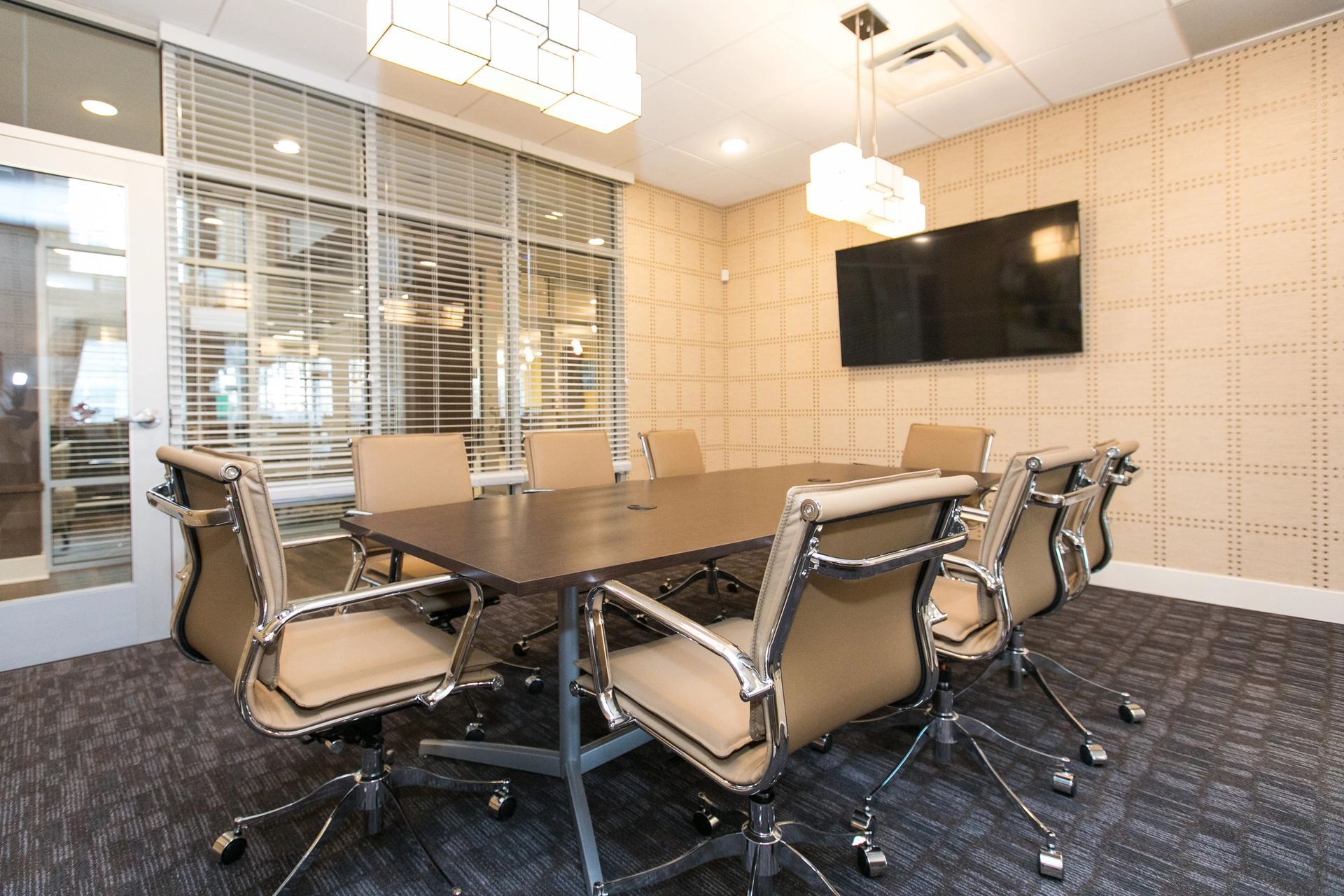 Business center at Verde at Howard Square.