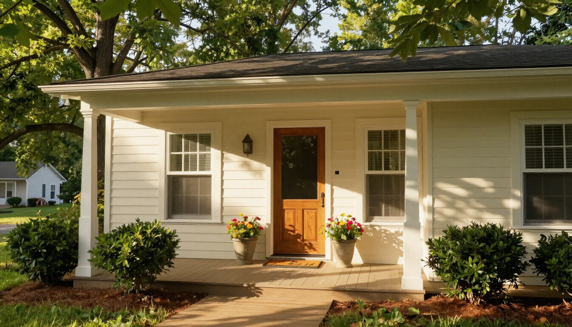 Welcoming Middle Tennessee home porch