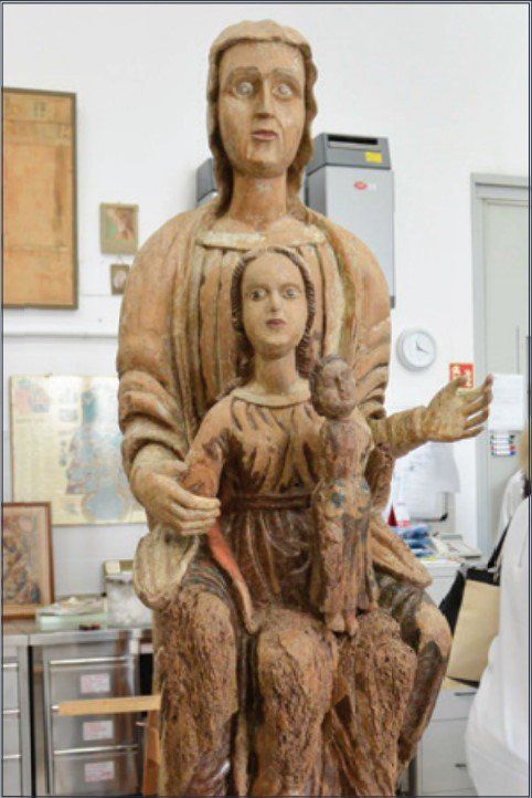 Committed Restoration ~ Mr. & Mrs. Bill & Lorraine Dodero & Family ~ Saint Anne, The Virgin Mary & The Infant Jesus