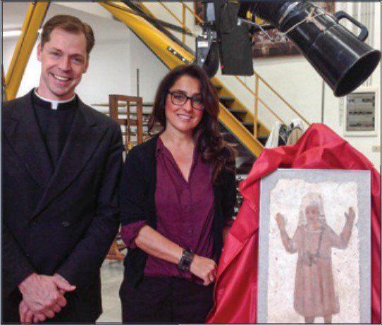 Committed Restoration by members, Mr. & Mrs. Louis & Joan Perry & Family ~ Icon and Stories from the life of St. Pantelo