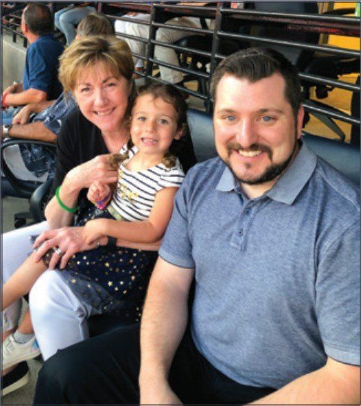 Cleveland Indians Game, members Mrs. Kathy Kenny, Valentina Salvador, Mr. Nick Salvador