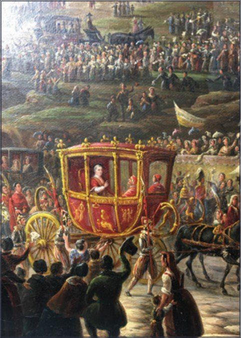 Committed Restoration by members - Wenk Foundation ~ Procession of Pope Pius IX