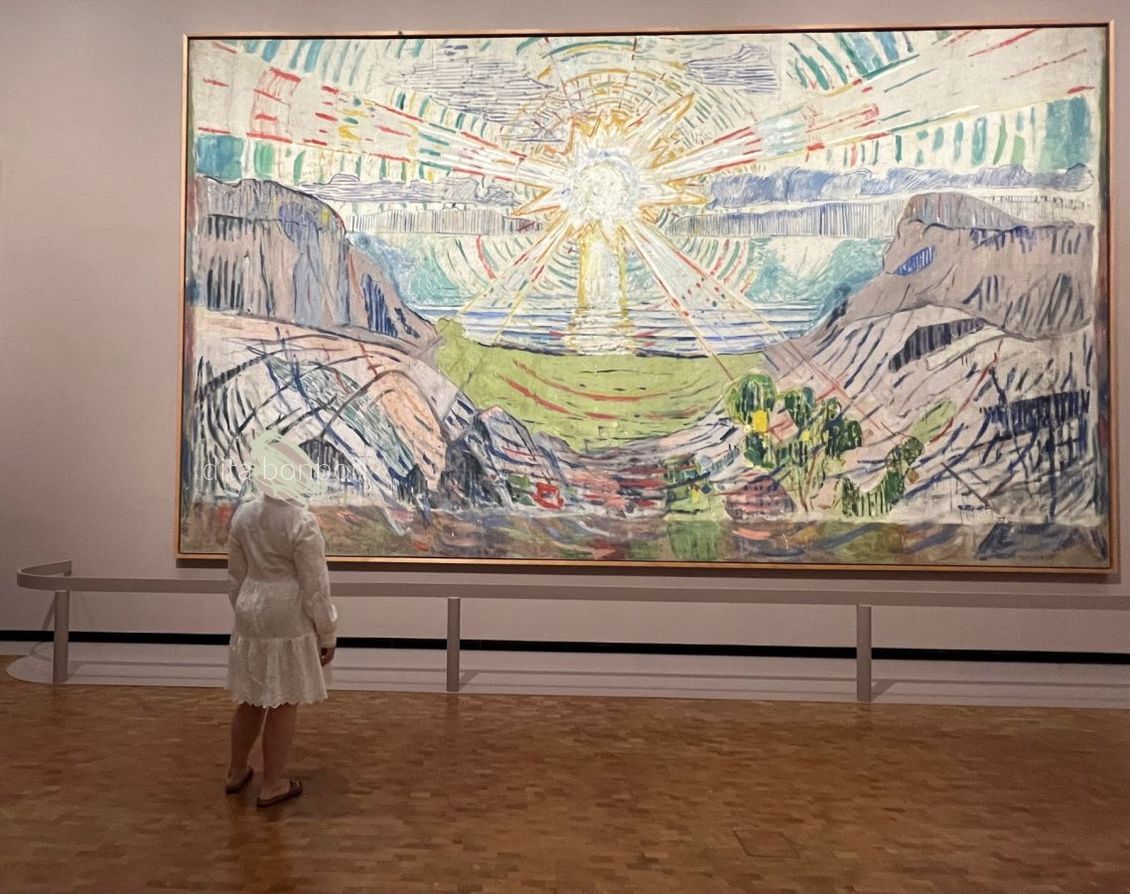 Munch museum in Oslo, August 2023 dita bonbon mature travel companion in europe