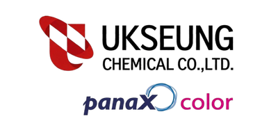 Logo for Ukseung Chemical Co., Ltd., featuring the text 