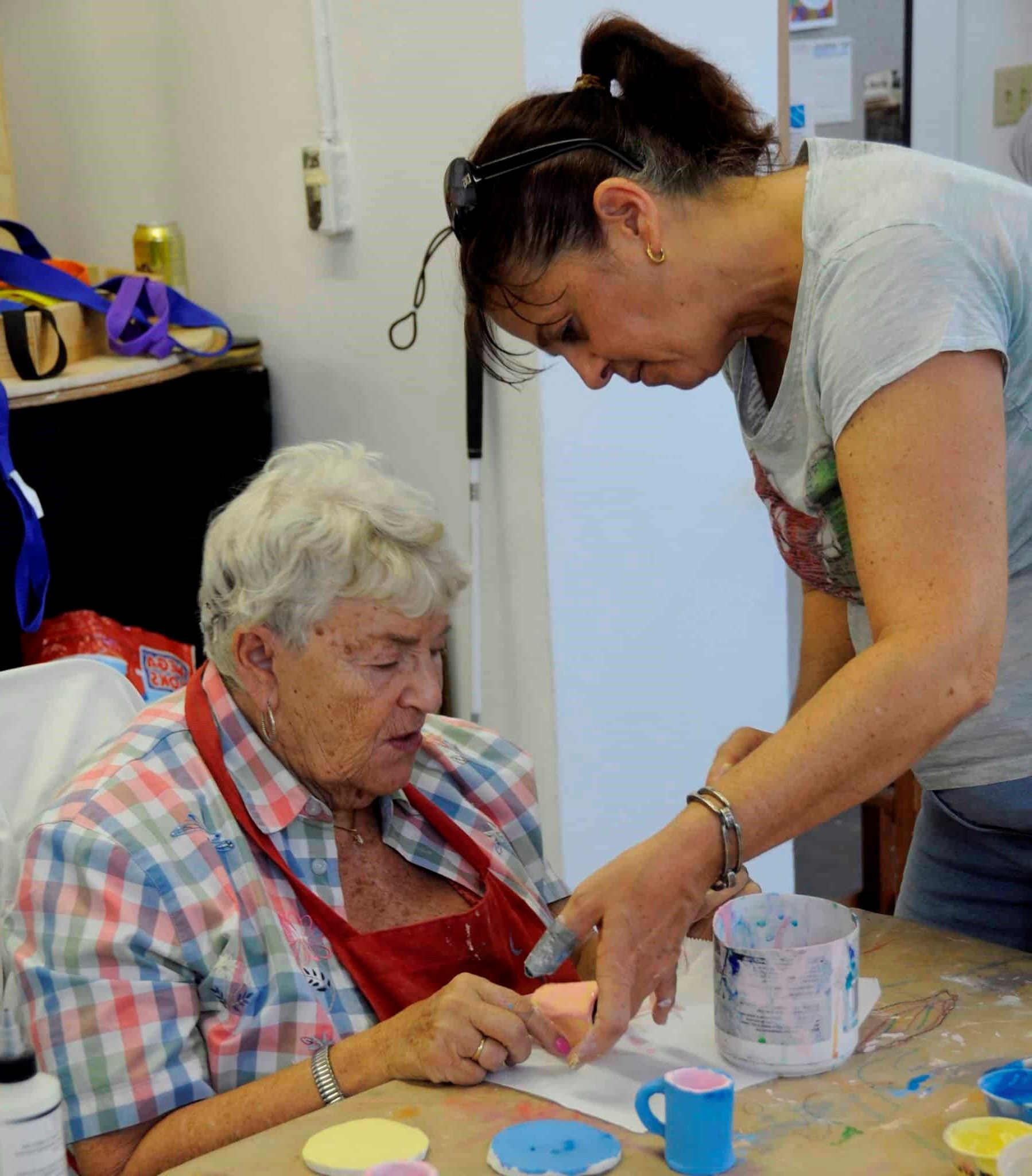 Adult Special Needs art class