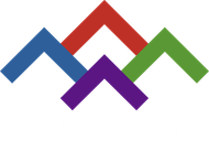 A logo for Four Peaks Roofing in Cape Coral